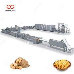 เครื่องผลิตเฟรนช์ฟรายส์แช่แข็งระบบไฟฟ้ากระบวนการเต็มรูปแบบการตัดและแช่แข็งทอด - Product Image 3