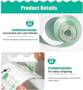 Vendaje para después del <span class=keywords><strong>tatuaje</strong></span>, envoltura adhesiva transparente, película protectora de <span class=keywords><strong>tatuaje</strong></span>, impermeable, transparente, 15cm x 1m - Product Image 4