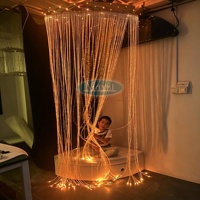 Équipement pour chambre d'enfant autiste, lumière sensorielle apaisante à fibres optiques LED, cascade de couleurs, stimulation lumineuse pour l'ergothérapie