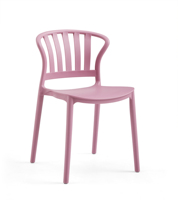 Chaise moderne empilable en résine Pp pour salle à manger chaise de jardin colorée en plastique pour une utilisation intérieure pour les cafés restaurants