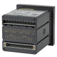 Compteur d'énergie programmable triphasé AC Acrel RS485 Modbus, AMC72L-E4/KC, écran LCD, installation sur panneau, 2DI2DO