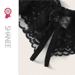 פתח את המפשעה נקבה פרח בגד ים סקסי בגד גוף - Product Image 3