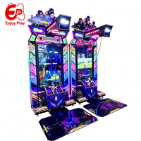 Máquina de disparos VR Awakening Metal con soporte en español, pantalla LED de 55 pulgadas, juego de realidad virtual de alta rentabilidad para salas de juego.