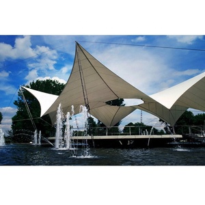 Estructura de Membrana Tensada de PVDF, Cubierta Impermeable para Techos de Edificios, Toldo para Protección Solar, Carpa para Paisajismo - Product Image 5