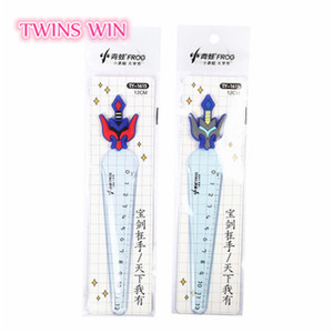 Righello in Plastica a Cinque Stelle per Studenti, Strumento <span class=keywords><strong>di</strong></span> Disegno, Materiale Scolastico, Scala Chiara e Resistente per Misurazioni - Product Image 5