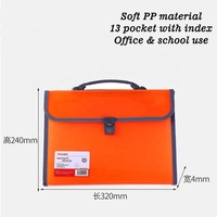 Arc-en-ciel avec fenêtre en PVC, imperméable, tissu durable, pochette kraft, étui de documents a4 personnalisé