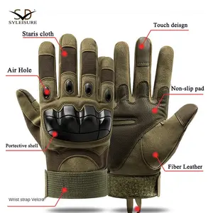 Gants tactiques de combat en plein air Guantes de chasse sportive