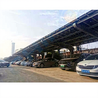 Abri de voiture commercial étanche en acier galvanisé à chaud, haute résistance, résistant aux charges de neige, abri de stationnement TUV CHIKO, sur mesure OEM