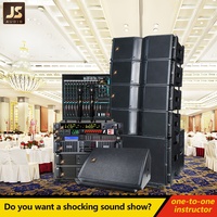 Sistema de Sonido Profesional para Conciertos y Eventos, Altavoces Line Array Duales de 10 Pulgadas para Escenarios, Bodas y Banquetes