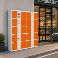 Casier intelligent pour salle de sport avec serrure numérique pour vestiaire de club de fitness, stockage sécurisé, personnalisation complète prise en charge