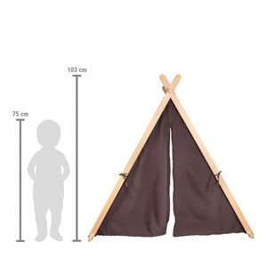 Tente d'intérieur moderne de 107 cm x 102 cm x 103 cm avec intérieur spacieux et fenêtre, pour enfants - Product Image 6