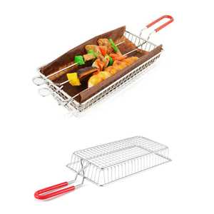 מסננות ומסננות מלבניות נירוסטה שאינן נדבקות, ידידותיות לסביבה, עם ידית נגד החלקה - Product Image 2