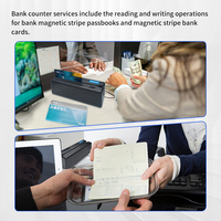 Lector/Codificador de Tarjetas de Banda Magnética y Libretas Bancarias de Doble Uso MSR909, Interfaz USB, Material ABS, Portátil
