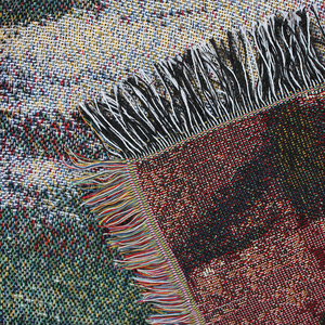 Mantas Tejidas con Borlas, Diseño Personalizado, Tejido Jacquard con Hilo Suave Teñido, Tapicería Artística - Product Image 4