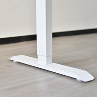 Table d'ordinateur en métal de haute qualité, cadre de bureau sur pied réglable en hauteur pour bureau