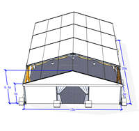Tenda Gudang Besar 30x50m Empat Musim Berlapis PVC Ganda, Rangka Aluminium Alloy Tahan Lama, Tahan Api, Tahan UV, Tahan Air