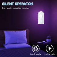 Fabricant Lampe anti-moustique et anti-mouche électronique transfrontalière Piège à inhalation domestique Photocatalyseur Source d'alimentation électrique