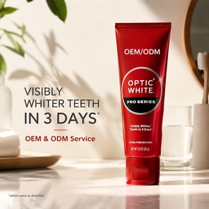 Dentifricio sbiancante OEM/ODM Optic White <span class=keywords><strong>Pro</strong></span> Series con perossido di idrogeno per la prevenzione delle macchie, confezione da 3, 3.0 oz - Product Image 2