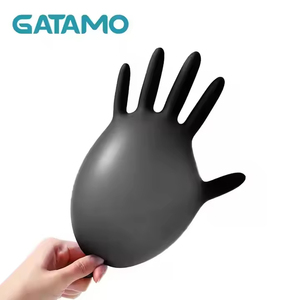BG24 China Manufacturers <strong>Red</strong> Kitchen Garden Nitrile Exam <strong>Gloves</strong> Powder-free Disposable Synthetic Nitrile <strong>Gloves</strong> 10 Boxes of 100 - Product Image 6