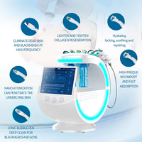 Appareil de soin du visage Aqua Peeling Smart Ice Blue Plus Hydraskin, hydrofacial et microdermabrasion avec analyse du visage, prise US/IT