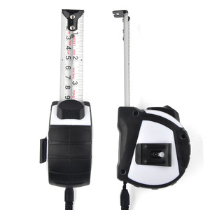 Mètre Ruban en Acier 5 Mètres, Auto-Rétractable avec Bouton de Verrouillage, Retour Automatique, Outil de Mesure Portable - Product Image 4