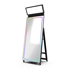 ตู้โชว์กระจกสำหรับถ่ายภาพในตัวเครื่องซอฟต์แวร์ถ่ายภาพกระจกวิเศษแบบอินเตอร์แอคทีฟพร้อมกล้องและเครื่องพิมพ์ในตัว - Product Image 1