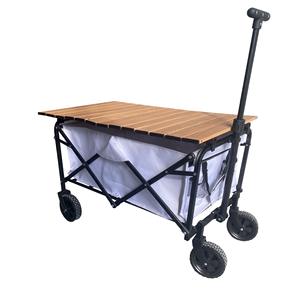 Chariot de camping pliant multifonctionnel pour jardin extérieur Chariot de plage portable Chariot de camping pliant - Product Image 4