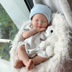 Poupées Reborn Artisanales en Silicone Solide de 18 Pouces, Corps Entier, Réalistes comme des Bébés <span class=keywords><strong>Micro</strong></span> Prématurés, Vente Directe Usine - Product Image 4