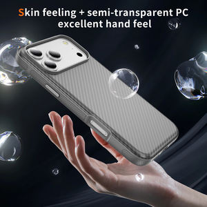 <span class=keywords><strong>Cover</strong></span> <span class=keywords><strong>rigida</strong></span> in fibra di carbonio custodia del telefono per <span class=keywords><strong>iPhone</strong></span> 17 <span class=keywords><strong>Pro</strong></span> Max 16E 15 14 Plus 17 Air 13 12 <span class=keywords><strong>11</strong></span> Soft TPU Anti-caduta del telefono - Product Image 4