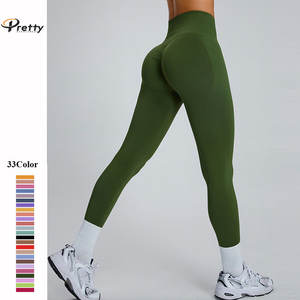 Nuevos Leggings de Yoga de Cintura Alta para Mujer, Pantalones de Yoga de Secado Rápido, Ropa Deportiva Sólida para Levantar Glúteos para Deportes al Aire Libre - Product Image 1