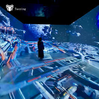 Système de projection holographique immersive 3D à 360° pour murs, système de cartographie interactive, salle de projection pour équipement publicitaire