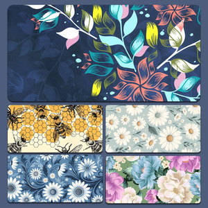 Sanxing Floral Mouse Pad 800x400x4mm Rubber Office Desk <b>Mat</b> Art Style Rectangular Anti Slip <b>Large</b> Size - Product Image 2