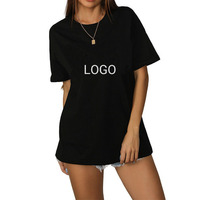 T-shirt manches courtes col rond pour femme, ample et respirant, en coton, décontracté, pour l'été, livraison directe