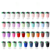 Tasses de voyage empilables en acier inoxydable à double paroi de 8 oz, personnalisables en gros, avec isolation sous vide pour la rentrée scolaire