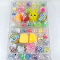 Jouet anti-stress sensoriel mignon et mystérieux en forme de fesses, boîte surprise, figurines de dessins animés assorties, cadeau de collection