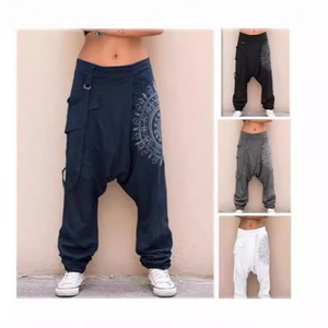 Pantalones Cargo Largos para Hombre, Estilo Harem Sukajan, Corte Holgado, Secado Rápido, de Algodón, con Múltiples Bolsillos, a Precio Económico - Product Image 5