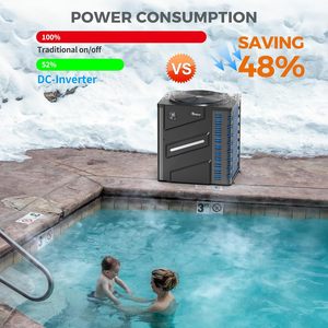 Bomba de Calor Dr Heater Dr 1400Hp 140000 Btu para Piscinas Elevadas y Enterradas con Wifi Inteligente - Product Image 4