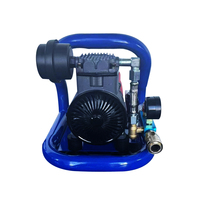 Compresseur d'air portable mini à batterie lithium sans balais avec réservoir d'air de 21 V 1,5 L, pression maximale de 7 bars, moteur silencieux refroidi par air