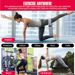 Hot bán bông & Latex kháng ban nhạc thiết lập ban nhạc tập thể dục chiến lợi phẩm & glutes hip vòng tròn cho tập thể dục ban nhạc - Product Image 2