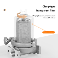 Filtre à carburant diesel/essence Cavitt XIER-GLQ01, 280 mailles, noyau en acier, canal transparent, 2 buses, canule de 32 mm