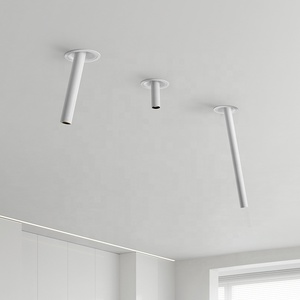 Ange réglable moulage sous pression en aluminium Long baril blanc COB encastré <span class=keywords><strong>Spot</strong></span> lampe pour galerie d'art musée ménage Commercial - Product Image 1