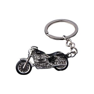 Porte-clés en alliage d'aluminium à prix d'usine, porte-clés en métal en forme de moto pour cadeau promotionnel - Product Image 1