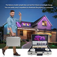 HRSYT Mini haut-parleur 12V 24V 36V 48V Mini nuancier personnalisable modèle de batterie boîte d'échantillon Smart App Control Permanent Point Light