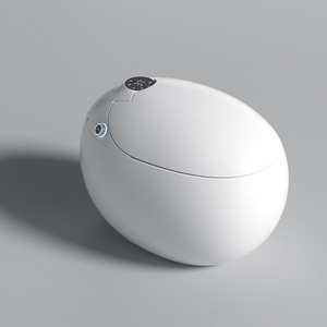 Abattant <span class=keywords><strong>de</strong></span> <span class=keywords><strong>toilette</strong></span> intelligent en acier inoxydable mural compatible téléphone, avec protection en mousse, détection automatique et couvercle rabattable sans contact - Product Image 1