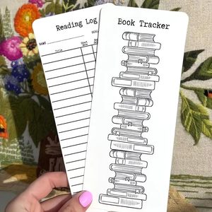 Tùy Chỉnh Sáng Tạo Cuốn Sách Phụ Kiện Cuốn Sách Tracker Bookmark Thư Viện Thẻ Bookmark 2025 Đọc Log Bookmark - Product Image 6