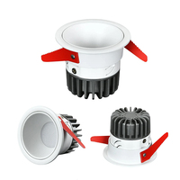 Plafonnier LED encastré réglable AC110V AC220V SMD 4000K 6000K, lampes de plafond rondes 7W 12W, spots encastrés