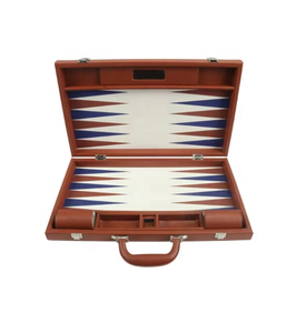 Bordo personalizzato del Backgammon della scatola di cuoio durevole personalizzato del gioco di scacchi turco personalizzato - Product Image 2