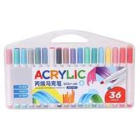Meilleure vente ensemble de marqueurs acryliques fournitures de dessin d'art pour enfants stylo acrylique triangle bricolage créatif