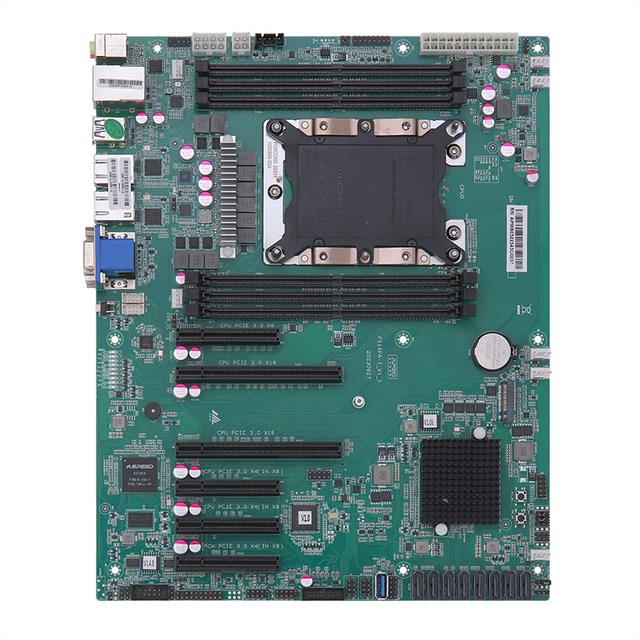 Single IOT/Machine Vision Motherboard P11SPA-I Dual Gigabit Support Audio LGA3647 CPU Memory 6 X 6 Channel DDR4 DIMM Slots ATX