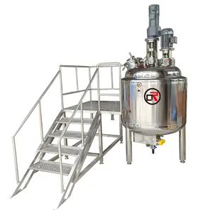 1000L specifications lube oil blending plant chemical mixing tank for make up liquid saponification